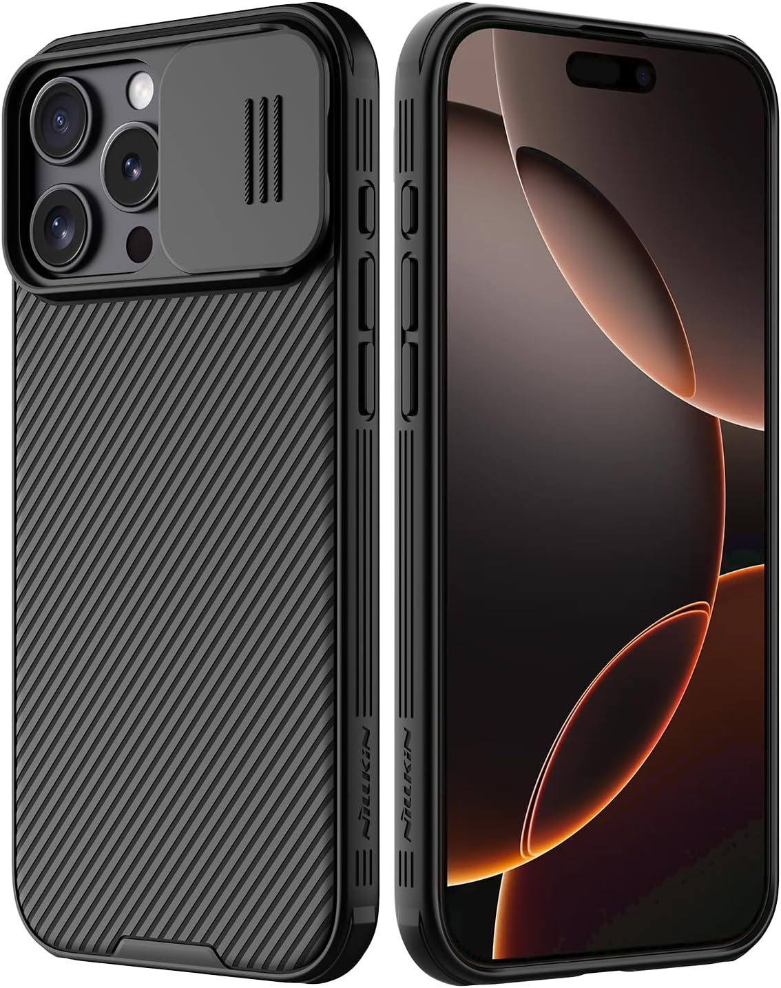 Nillkin for iPhone 16 Pro Max Case with Camera Protection Cover, CamShield Pro Case for iPhone 16 Pro Max Slim Stylish Protective Case Compatible for iPhone 16 Pro Max 5G 6.9