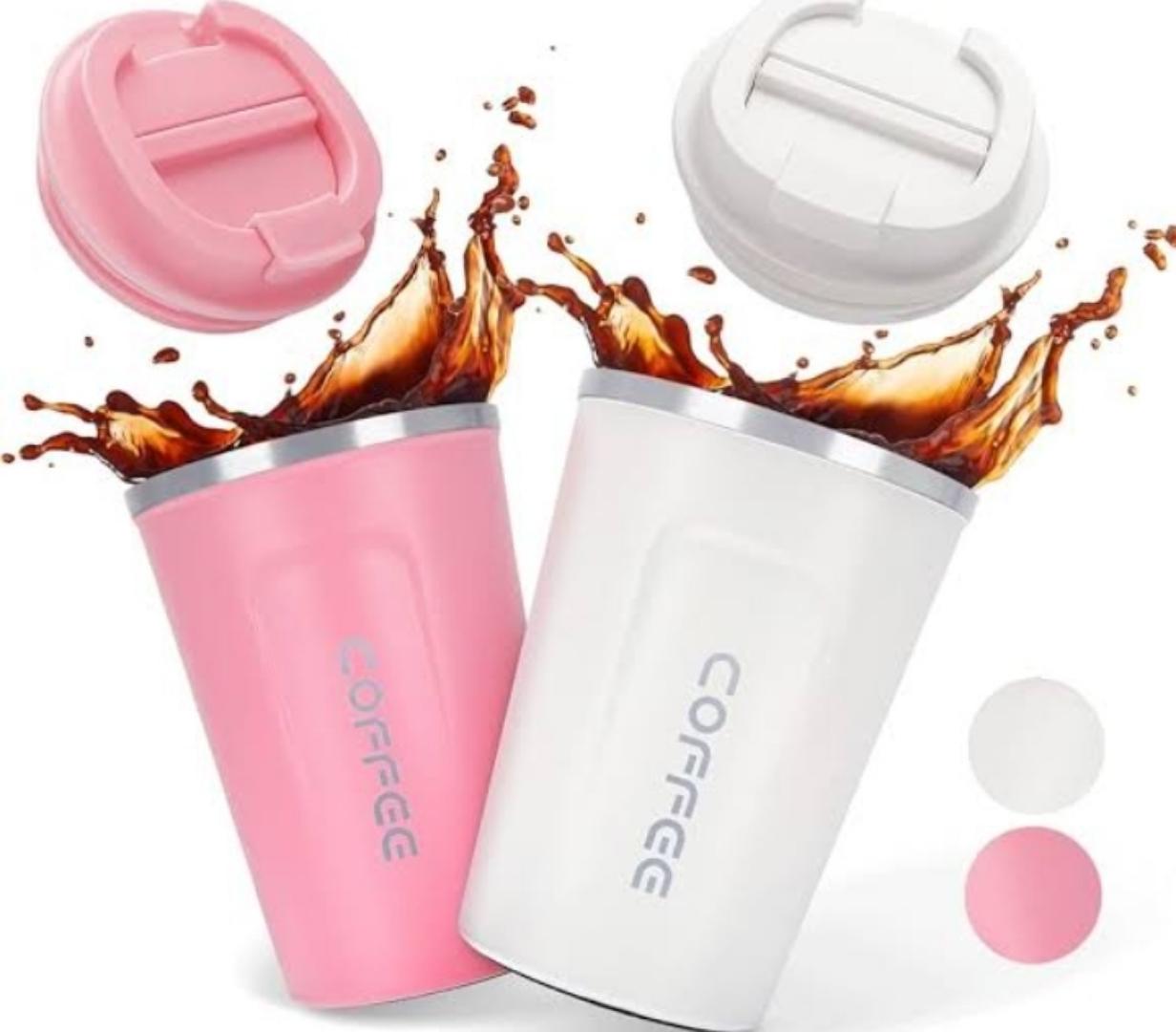 500ml Insulated Coffee Thermo Mug with Smart LED Temperature Display | Stylish and Leak-Proof Travel Mug Travel and To go Drinkware, Water bottle, Coffee Tumbler
