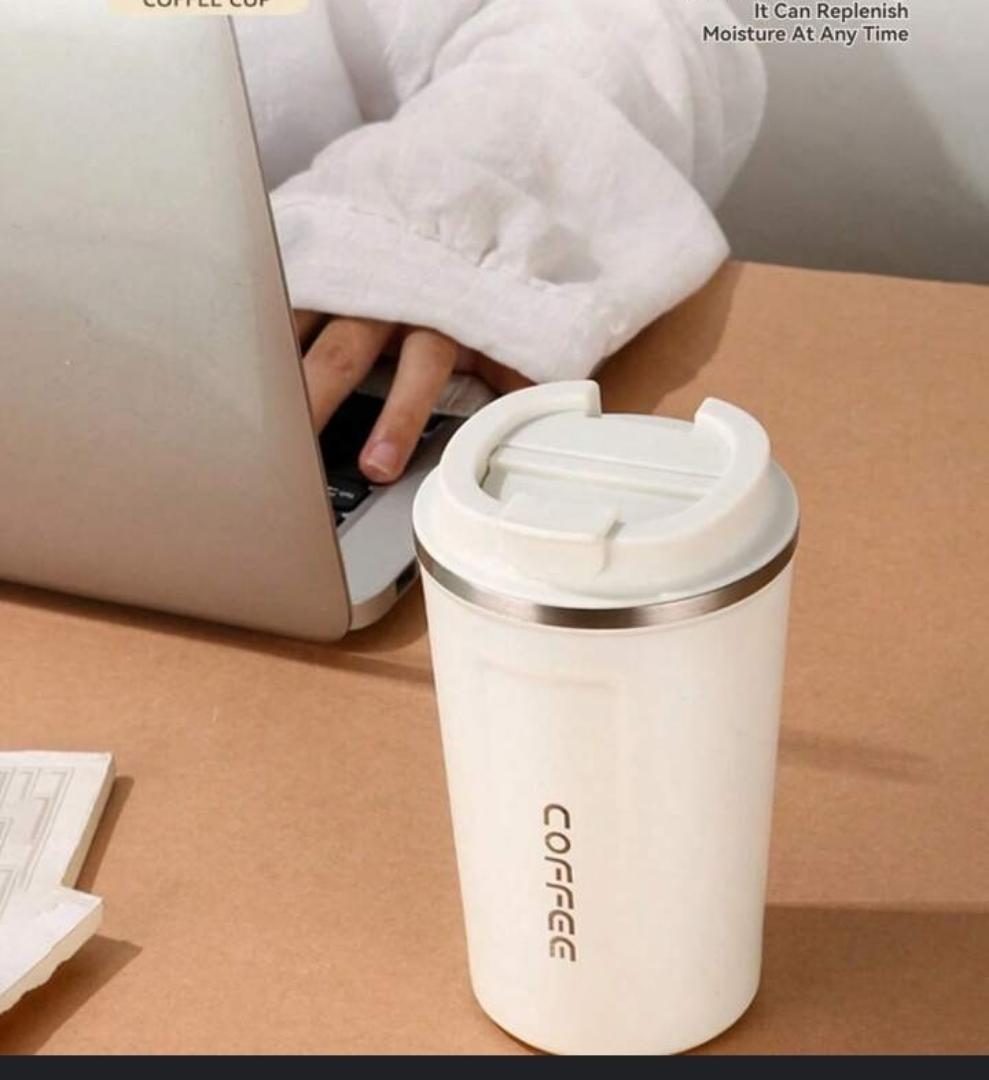 500ml Insulated Coffee Thermo Mug with Smart LED Temperature Display | Stylish and Leak-Proof Travel Mug Travel and To go Drinkware, Water bottle, Coffee Tumbler