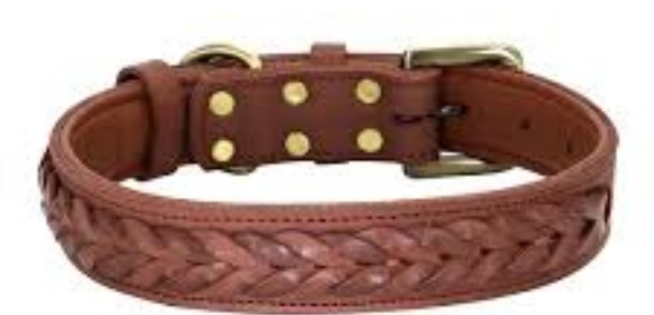 Complete set Easy grip rolled up PU leather dog collar and leash Set Pet High Quality Dog Harness And Leash e Layer