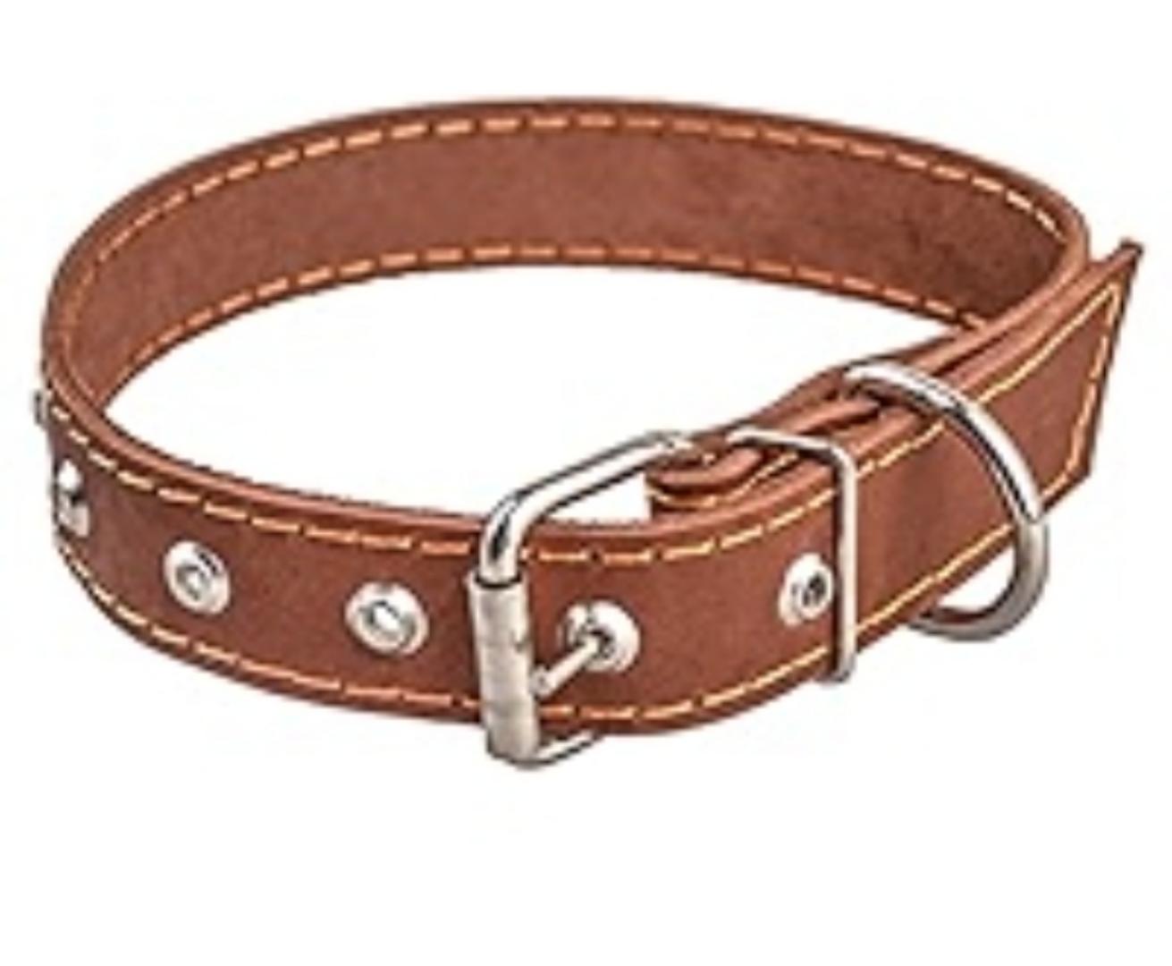 Complete set Easy grip rolled up PU leather dog collar and leash Set Pet High Quality Dog Harness And Leash e Layer