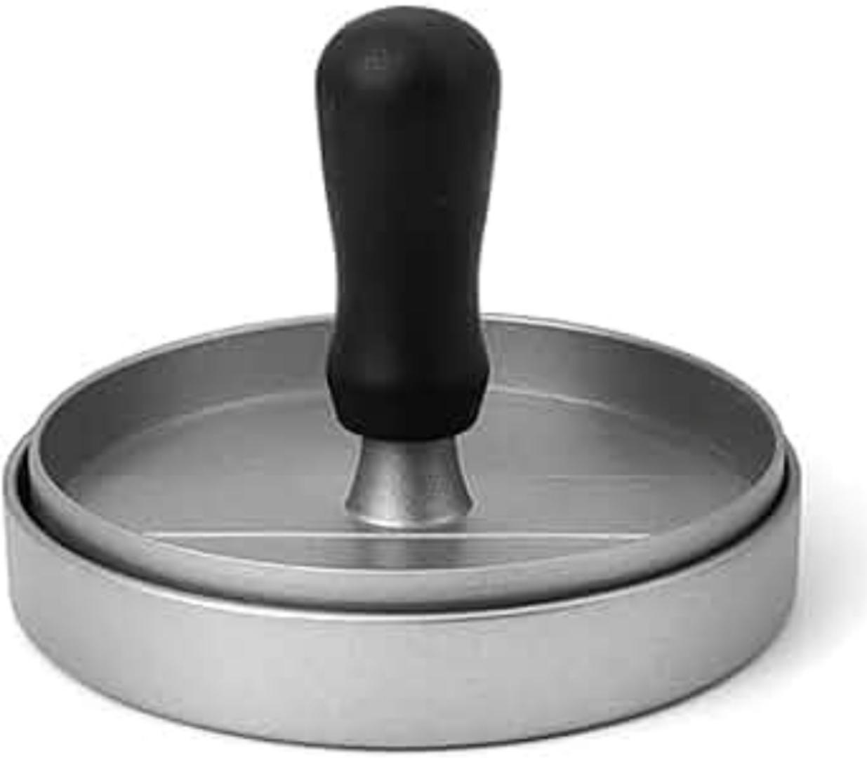Stainless Steel Burger Press | Heavy-Duty and Rust-Resistant | Non-Stick Surface for Perfectly Shaped Patties | Ideal for Grilling, BBQ, and Kitchen Use Burger Press Patty Maker Hamburger Maker