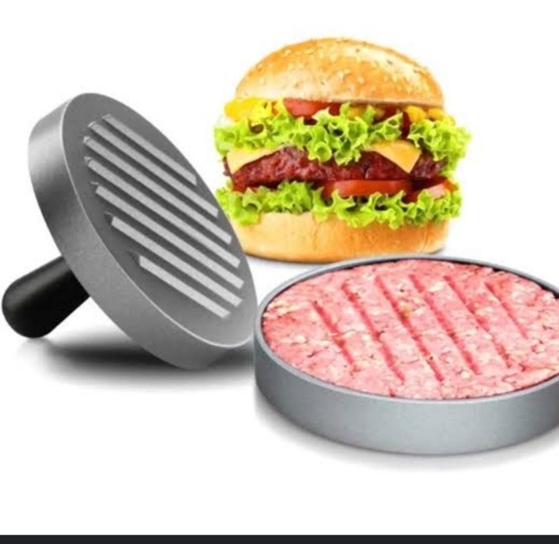 Stainless Steel Burger Press | Heavy-Duty and Rust-Resistant | Non-Stick Surface for Perfectly Shaped Patties | Ideal for Grilling, BBQ, and Kitchen Use Burger Press Patty Maker Hamburger Maker