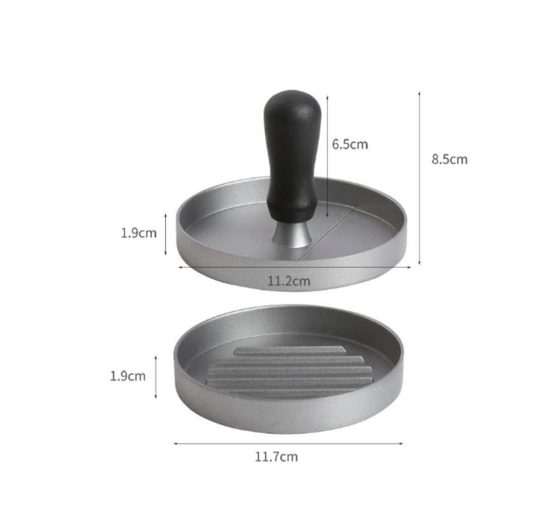 Stainless Steel Burger Press | Heavy-Duty and Rust-Resistant | Non-Stick Surface for Perfectly Shaped Patties | Ideal for Grilling, BBQ, and Kitchen Use Burger Press Patty Maker Hamburger Maker