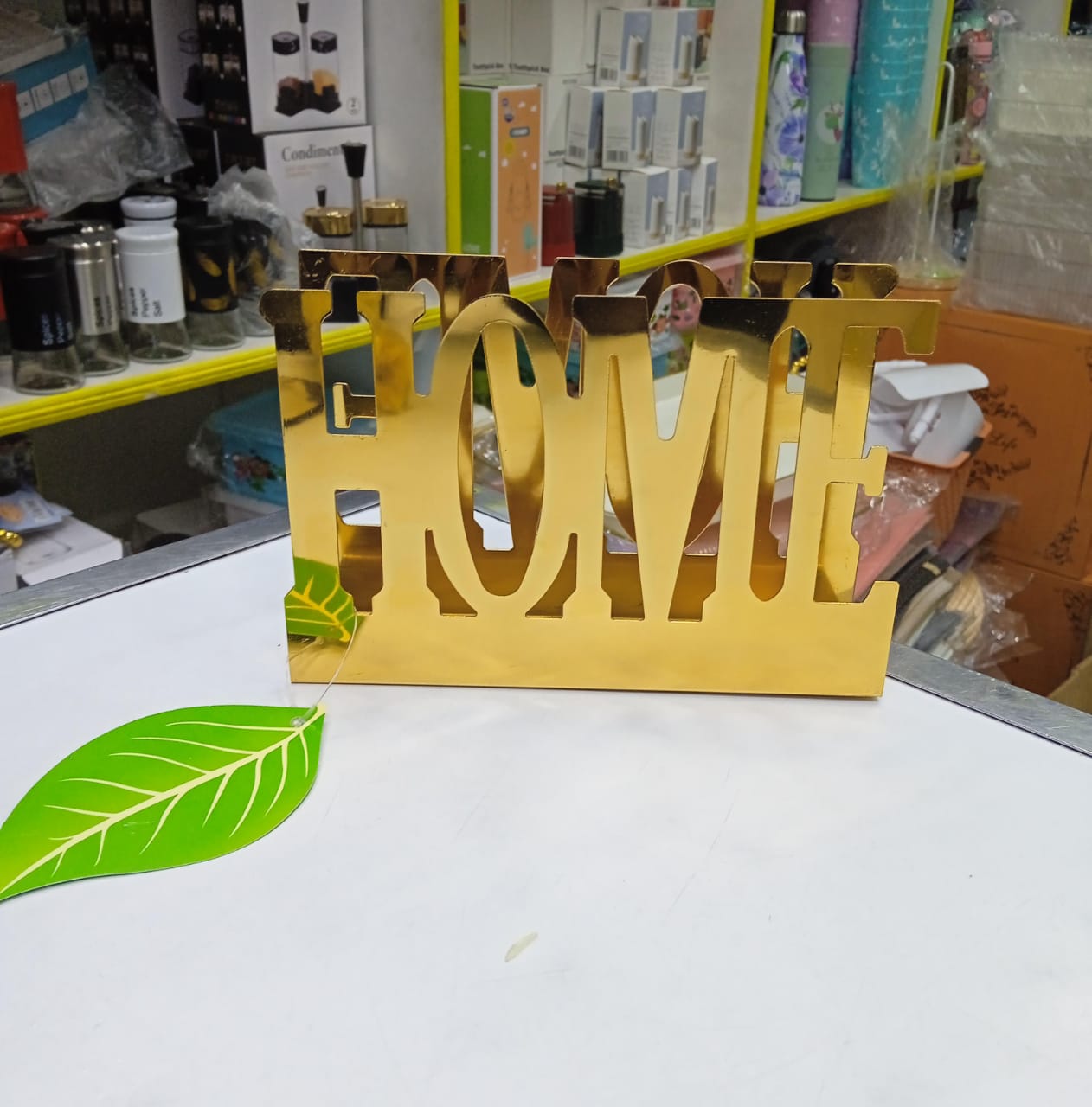 Cute HOME Kitchen/Table Room Metallic Napkin/Serviette Holder – Stylish and Functional Table Decor