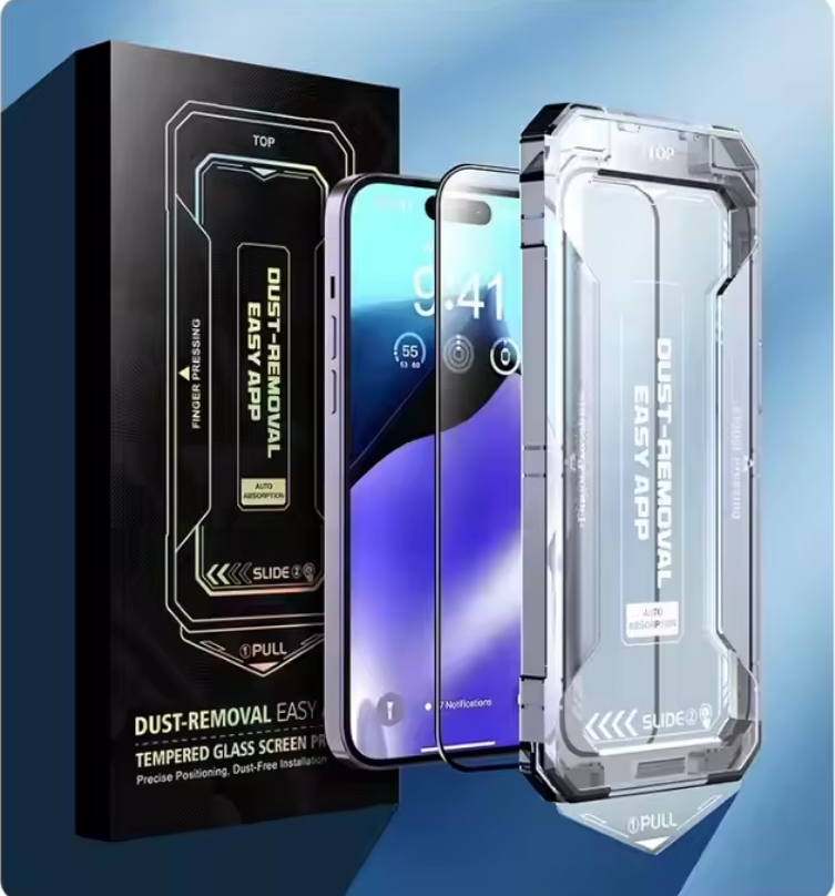 Glass 0.33mm Privacy 3D Tempered Screen Protector for iPhone 15 Pro Max 15 Pro 15  Auto Dust Removal Anti-Fingerprint Mobile Phone