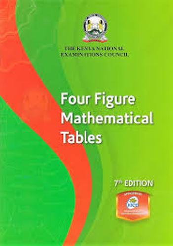 FOUR FIGURE KNEC MATHEMATICAL TABLE 7TH EDITION