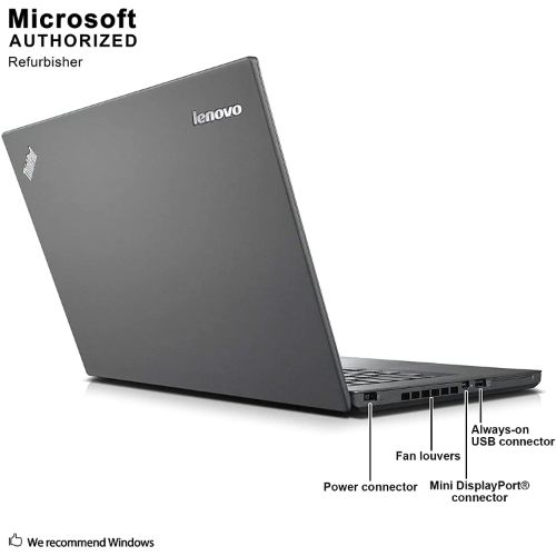 ON OFFER -TOP TIER BEST LAPTOP LENOVO THINKPAD T440 INTEL CORE I5 4TH GENERATION 8GB RAM MEMORY 256GB SSD BLACK COLR