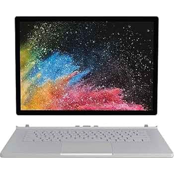 REFURBISHED MICROSOFT SURFACE BOOK 2 INTEL CORE I5 7TH GENERATION 8GB RAM MEMORY 256GB SSD SILVER COLOR TOUCHSCREEN AND DETACHABLE