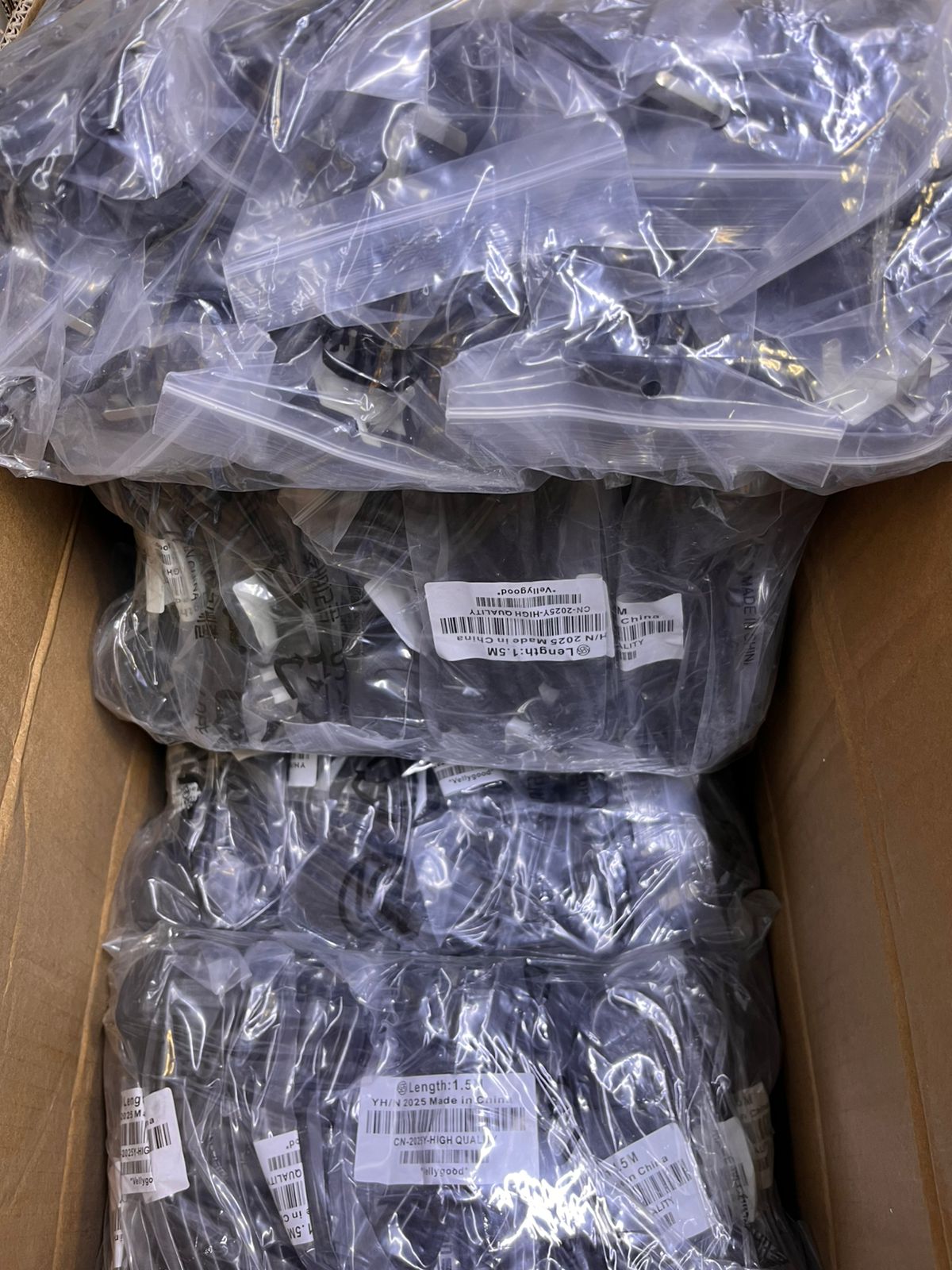 BRAND NEW POWER CABLES {WHITE,RED, BLACK} CABLE ONLY FUSED POWER CORD