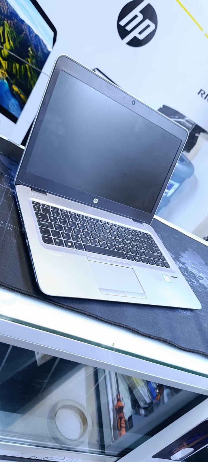 FREE BAG + HP ELITEBOOK 840G3 6TH GENERATION INTEL CORE I5 8GB RAM MEMORY 256GB SSD SILVER COLOR WITH ACTIVATED WINDOWS 11 AND OFFICE 2021 6MONTHS WARANTY