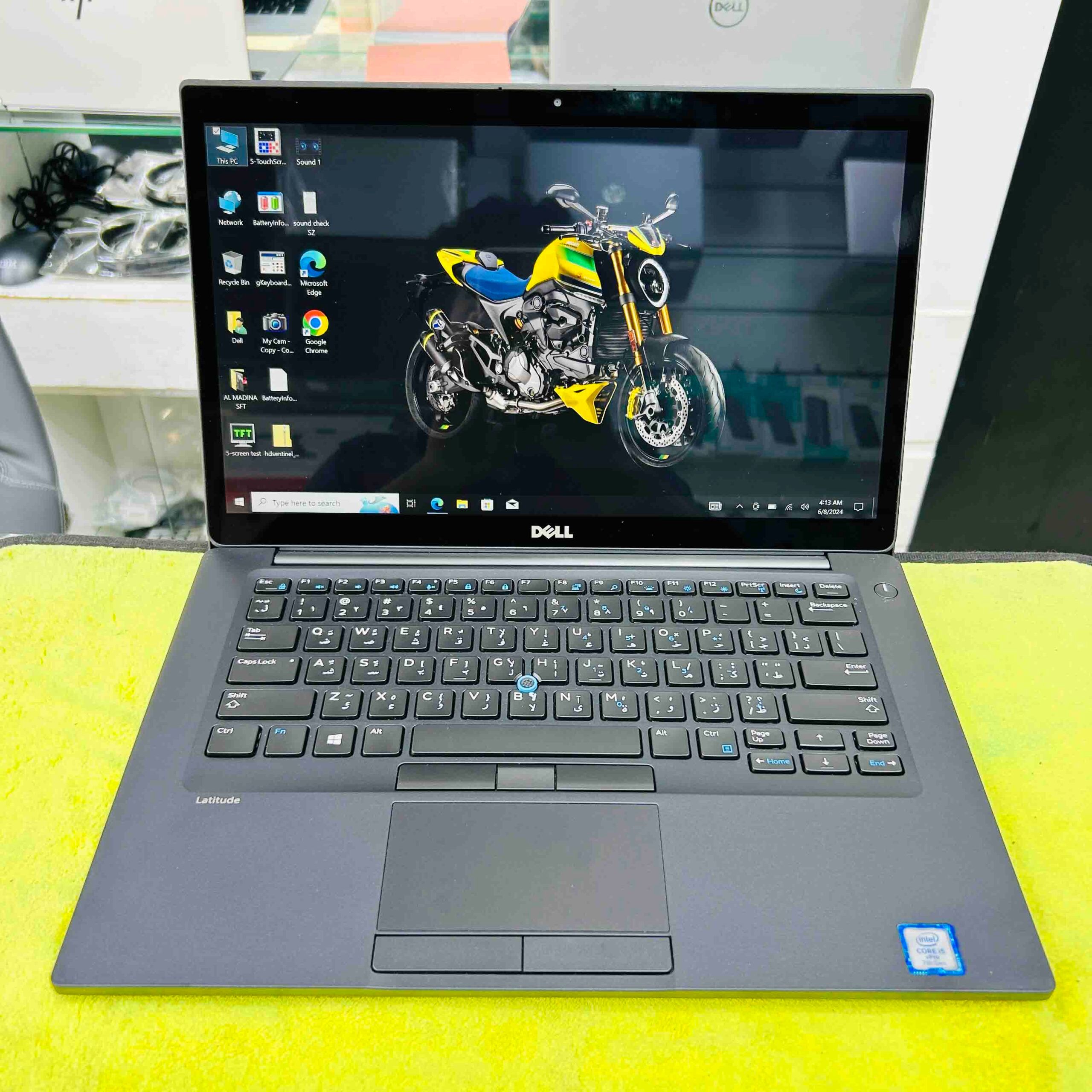 GRADE A DELL LATITUDE 7480 INTEL CORE I5 WITH 8GB RAM MEMORY 256GB SSD WITH ACTIVATED WINDOWS 10/11 AND OFFICE 2021 14 INCHES BLACK COLOR 6 MONTHS WARANTY