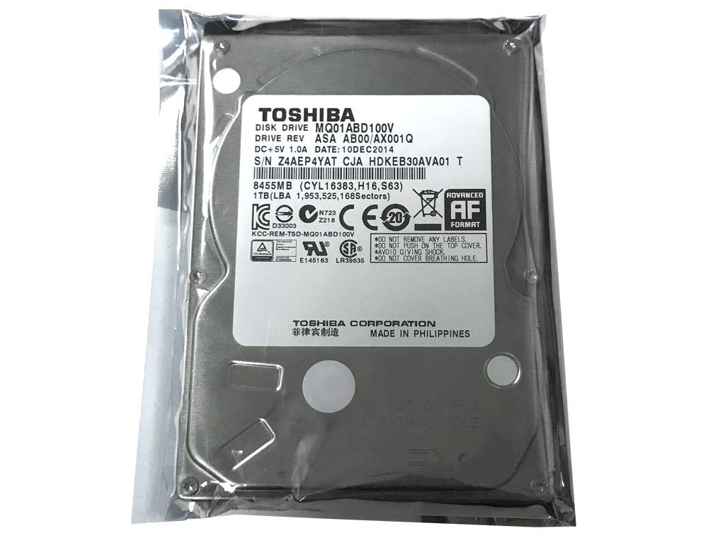 1TB Toshiba Internal Laptop Harddisk | Toshiba 1000GB Internal Laptop SATA Harddrive