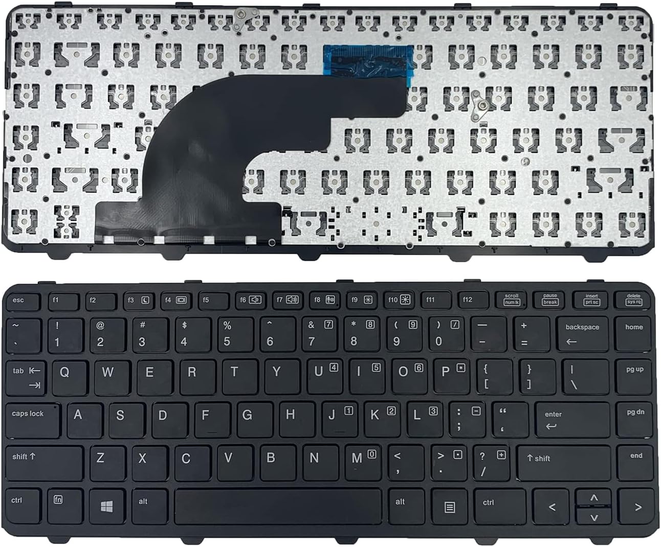 Replacement Keyboard for HP PROBOOK 640 G1 645 G1 Black US Layout | Hp Probook 640 G1 Replacement Keyboard