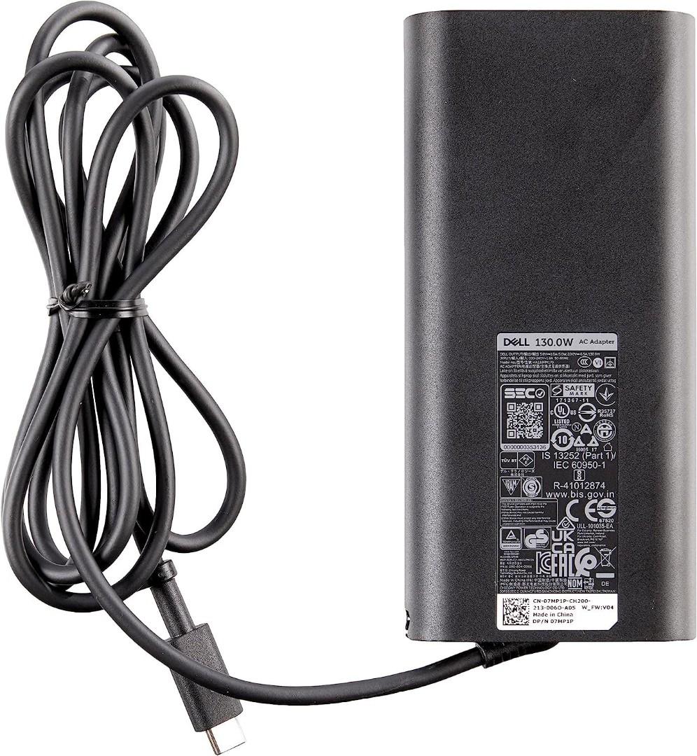 High Quality Dell USB-C 130W AC Adapter with 1meter Power Cord