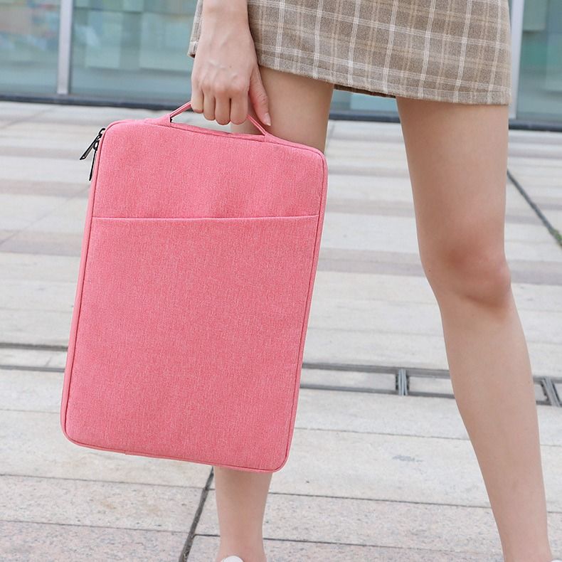 Laptop Sleeve Bag, Waterproof Polyester Laptop Carry Case with Pocket, 13 Inch