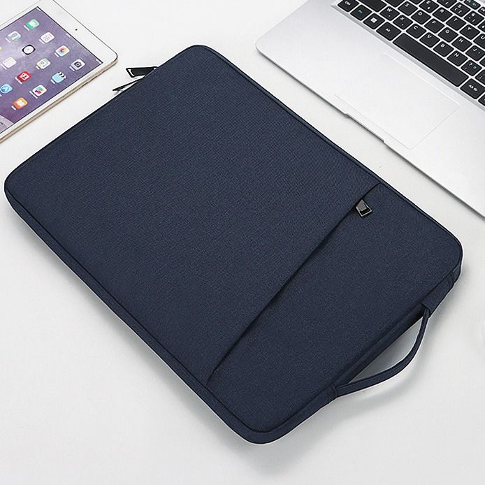 Laptop Sleeve Bag, Waterproof Polyester Laptop Carry Case with Pocket, 13 Inch
