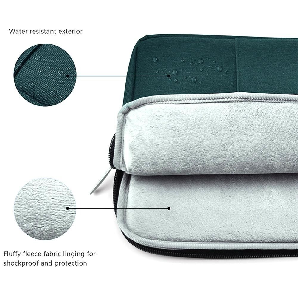 Laptop Sleeve Bag, Waterproof Polyester Laptop Carry Case with Pocket, 13 Inch