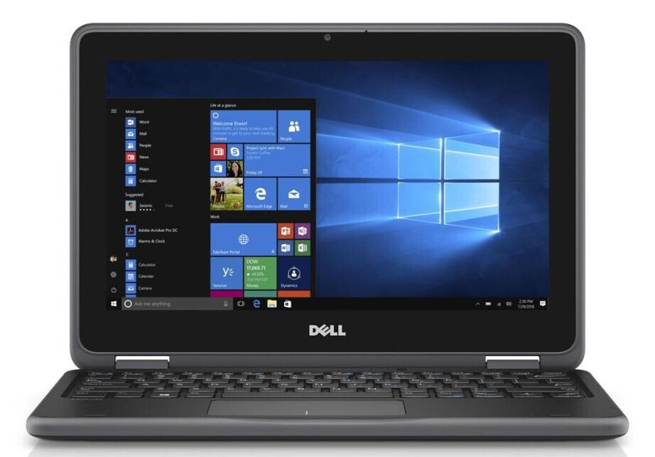 Dell Touchscreen X360 3189 Laptop 4gb Ram 128gb SSD Lightweight Slim Design