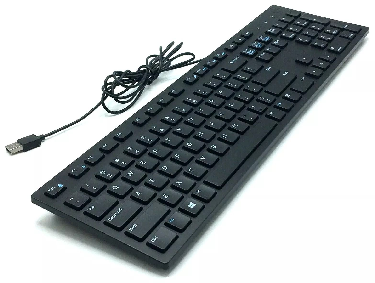 DELL Wired USB Slim Keyboard – Black Refurbished