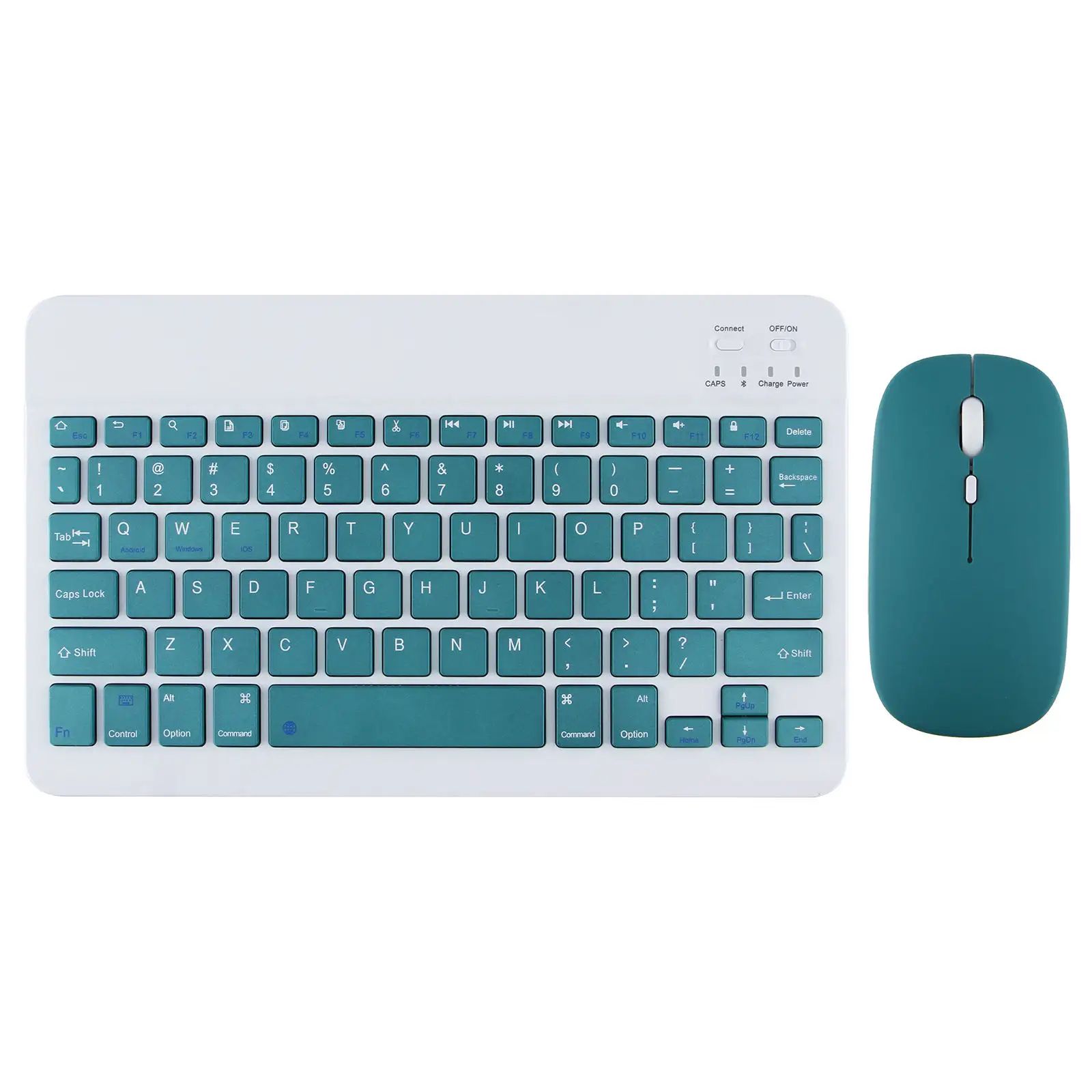 Wireless Rechargeable Mini Keyboard and Mouse Kit for Computer Mobile Tablets Laptop Keyboard and Mouse Kit
