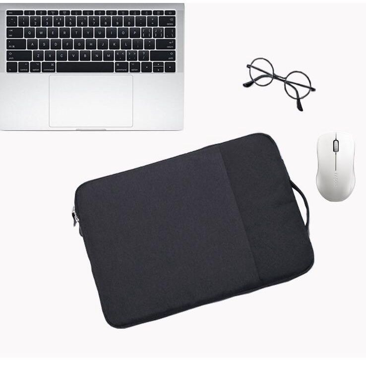 Laptop Sleeve Bag, Waterproof Polyester Laptop Carry Case with Pocket, 13 Inch