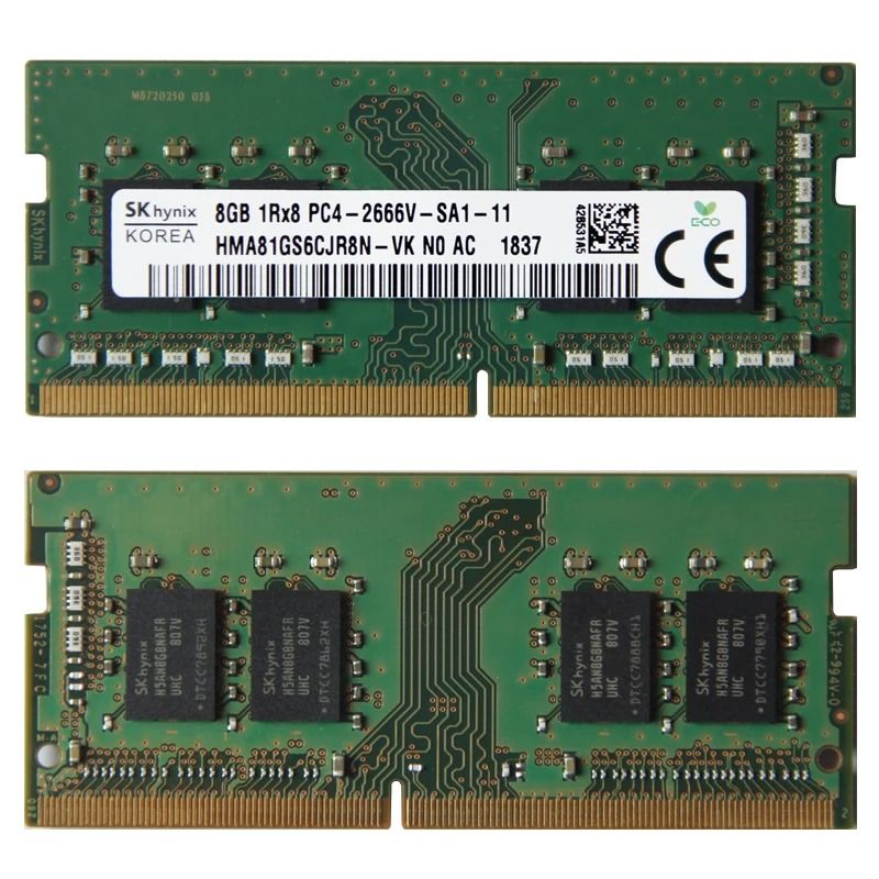 SK hynix DDR4 8GB 2666MHz RAM 1Rx8 PC4 - 2666V 1.2V Laptop Memory SODIMM Mini host