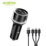Oraimo Highway 15 15.5W Car Charger With 3-in-1 Cable
