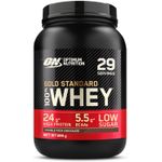 Optimum Nutrition Gold Standard Whey Protein, Muscle Building Powder with Naturally Occurring Glutamine and Amino Acids, Double Rich Chocolate, 29 Servings, 899 g, Packaging May Vary