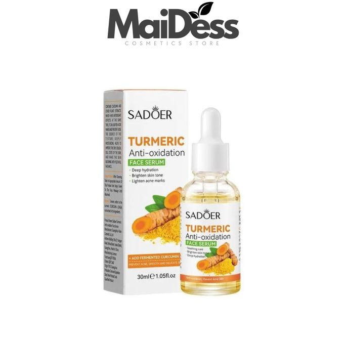 SADOER Turmeric Oil, Dark Spots Anti Aging Face Moisturizing Face Serum