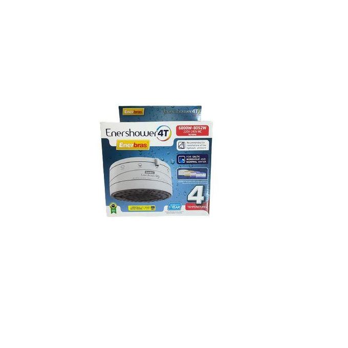 Enerbras Automatic Electric Instant Hot Water Shower Head Heater Enershower (4T)