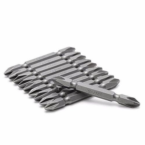 Jumlee Screwdriver Bits Set 10pcs Screwdriver Drill Bits Double-ended Identical Screwdriver Set Cross Slot PH 2.