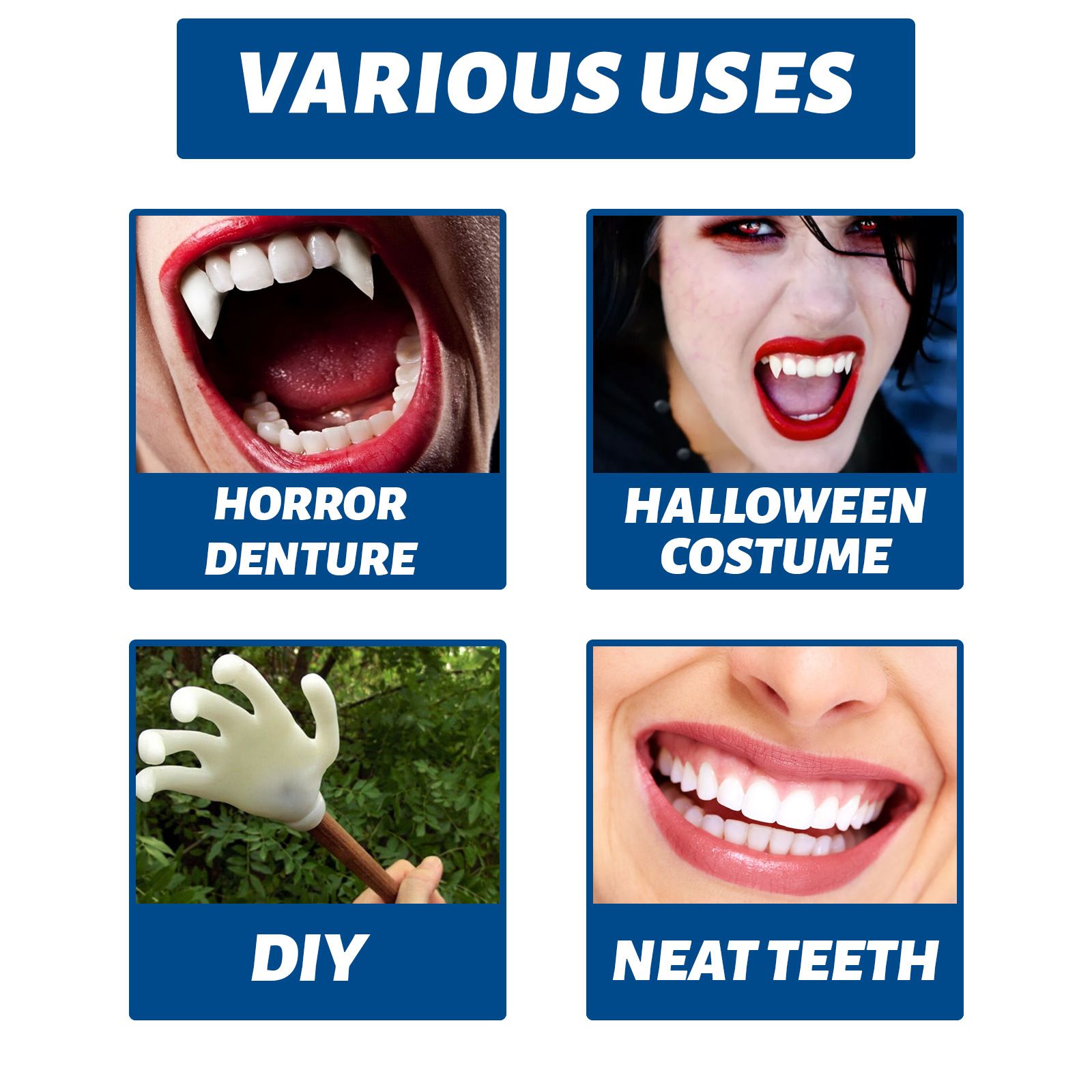 Tooth Repair-Filling Fix The Missing and Broken Tooth or Adhesive The Denture Fake Teeth,Shapeable dental adhesive, denture decoration, temporary filling, dental adhesive, filling of cavities and gaps