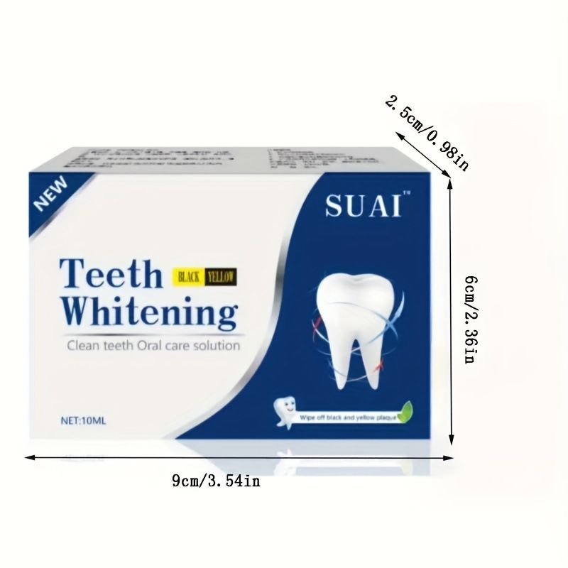 Quick and easy👍10ml Teeth Whitening Teeth Cleaning Mousse Mouthwash Toothpaste Remove Tartar Oral Health Stain Removal Freshen Breath Remove Plaque Stains Oral Odor Bright and tartar remover