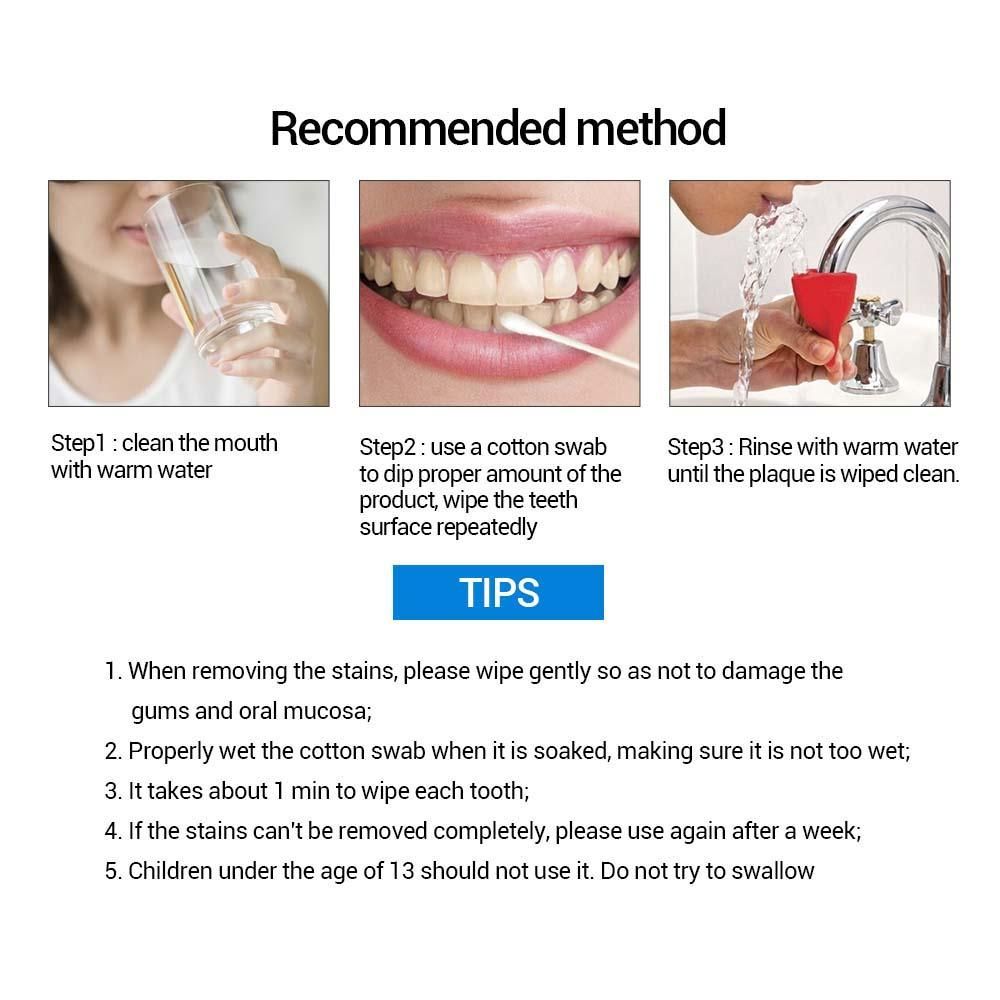 Quick and easy👍10ml Teeth Whitening Teeth Cleaning Mousse Mouthwash Toothpaste Remove Tartar Oral Health Stain Removal Freshen Breath Remove Plaque Stains Oral Odor Bright and tartar remover