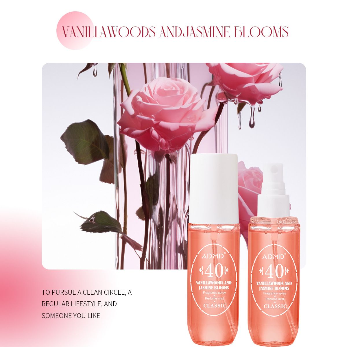 90ML women's perfume fragrance spray, non-alcoholic perfume, natural plant extract quenching, lasting fragrance 8-12 hours, young people's fashion must-have products!