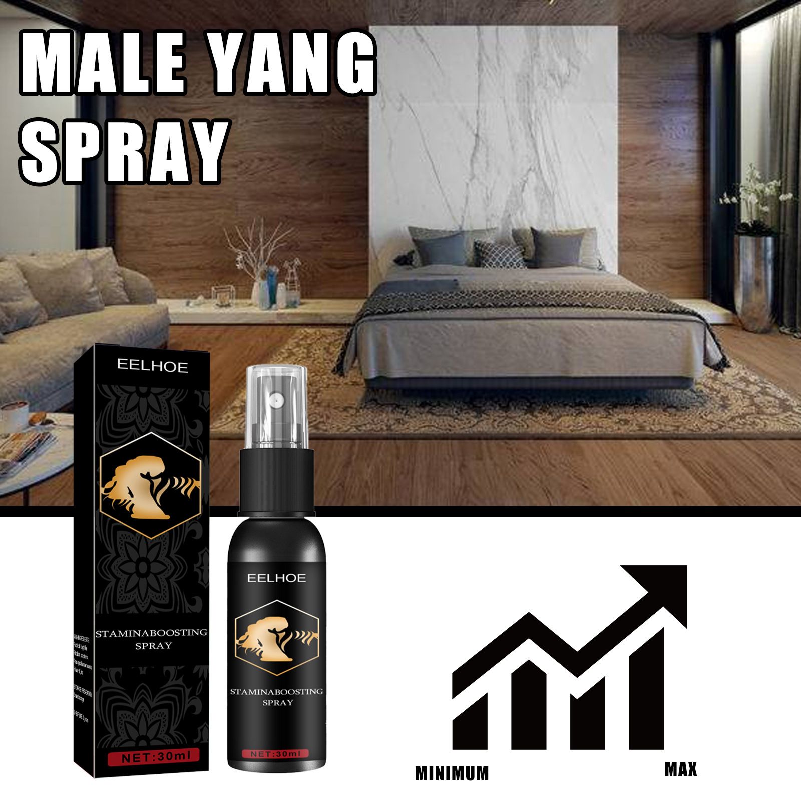 Spray For Men's Private Maintenance, Couples Experience Delayed Essential Oil, Herbs Can Extend Partner's Experience Happytime, Enhance Men's Physical Strength, Extend Couple's Sweetlove Time