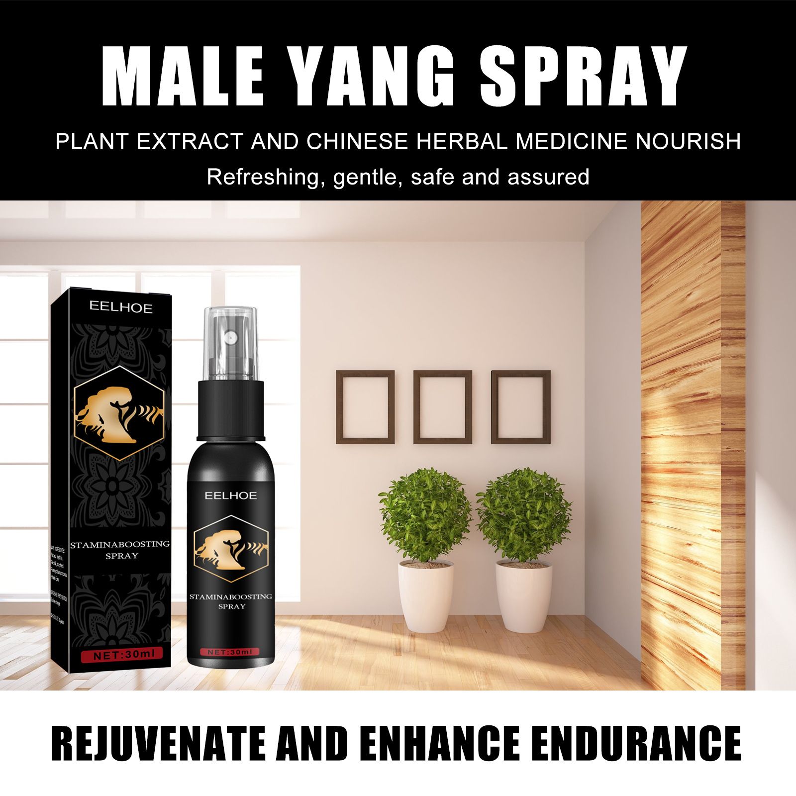Spray For Men's Private Maintenance, Couples Experience Delayed Essential Oil, Herbs Can Extend Partner's Experience Happytime, Enhance Men's Physical Strength, Extend Couple's Sweetlove Time