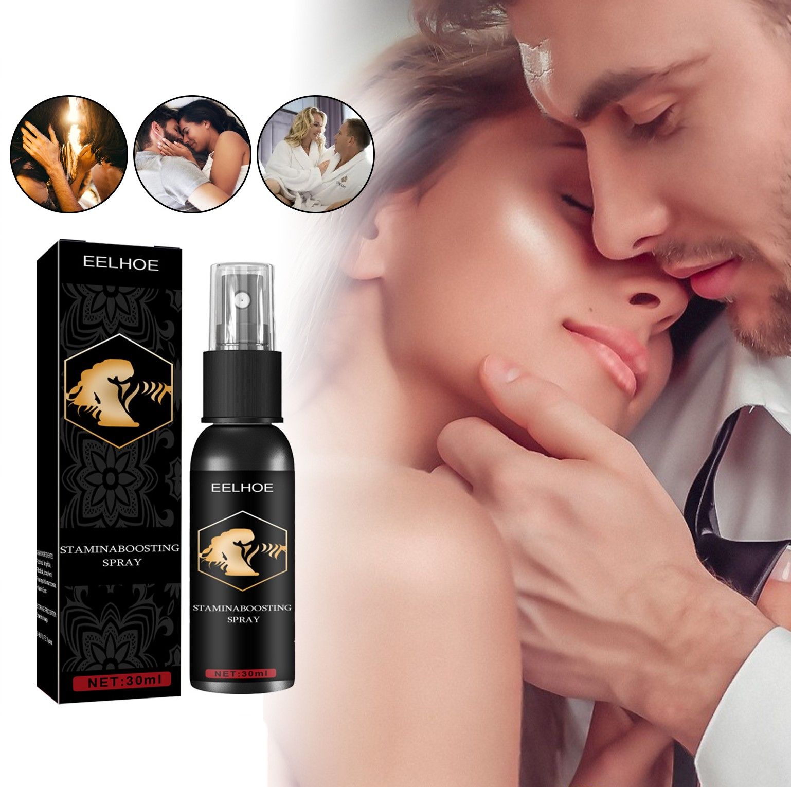 Spray For Men's Private Maintenance, Couples Experience Delayed Essential Oil, Herbs Can Extend Partner's Experience Happytime, Enhance Men's Physical Strength, Extend Couple's Sweetlove Time
