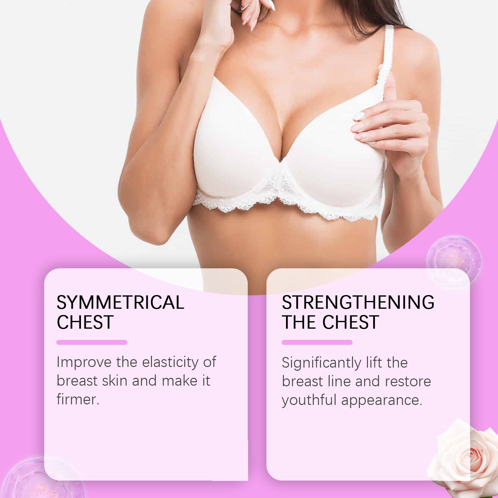 Bust Firming Natural Essence Oil, Breast Lifting Organic Essence Serum, Breast Enhancement Oil