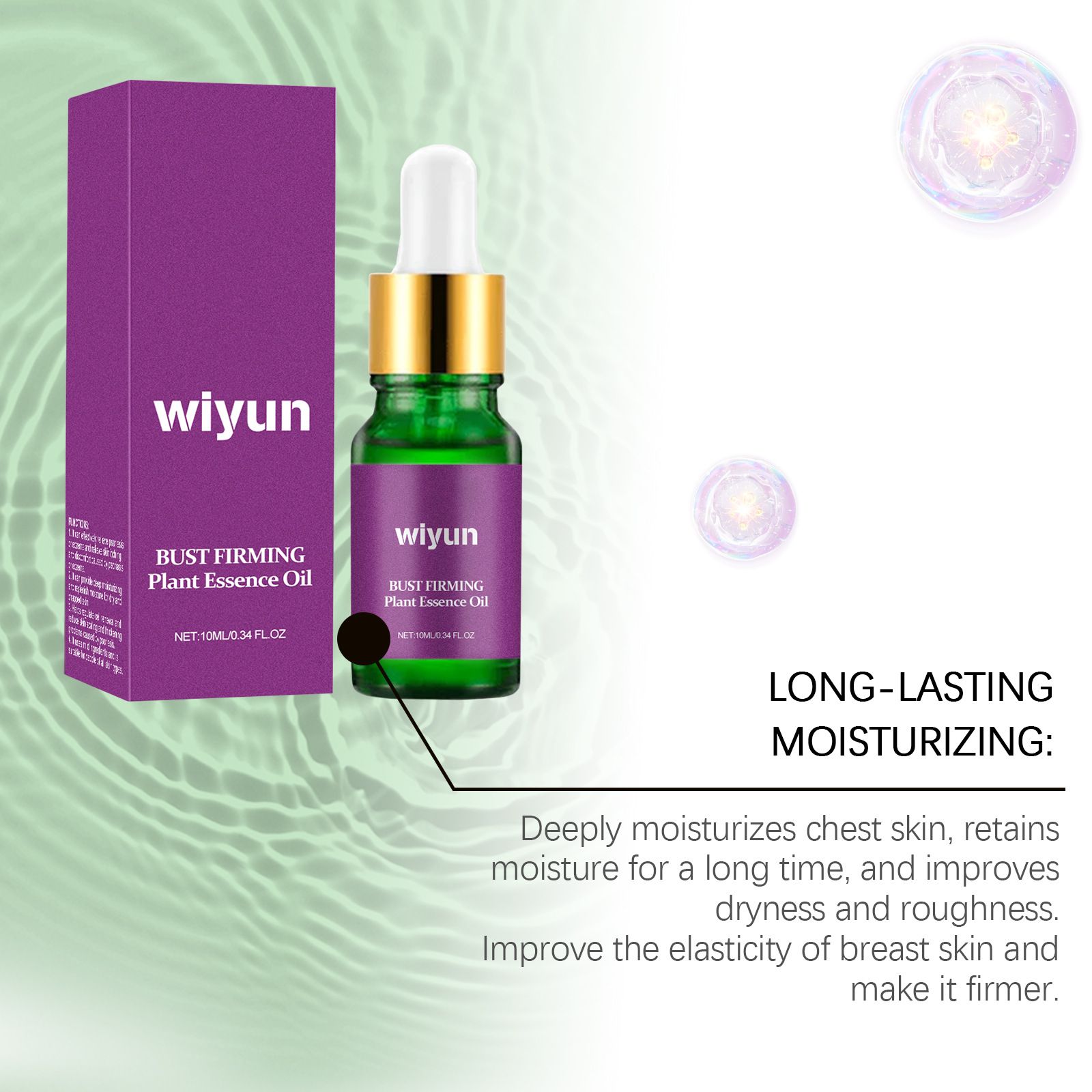 Bust Firming Natural Essence Oil, Breast Lifting Organic Essence Serum, Breast Enhancement Oil