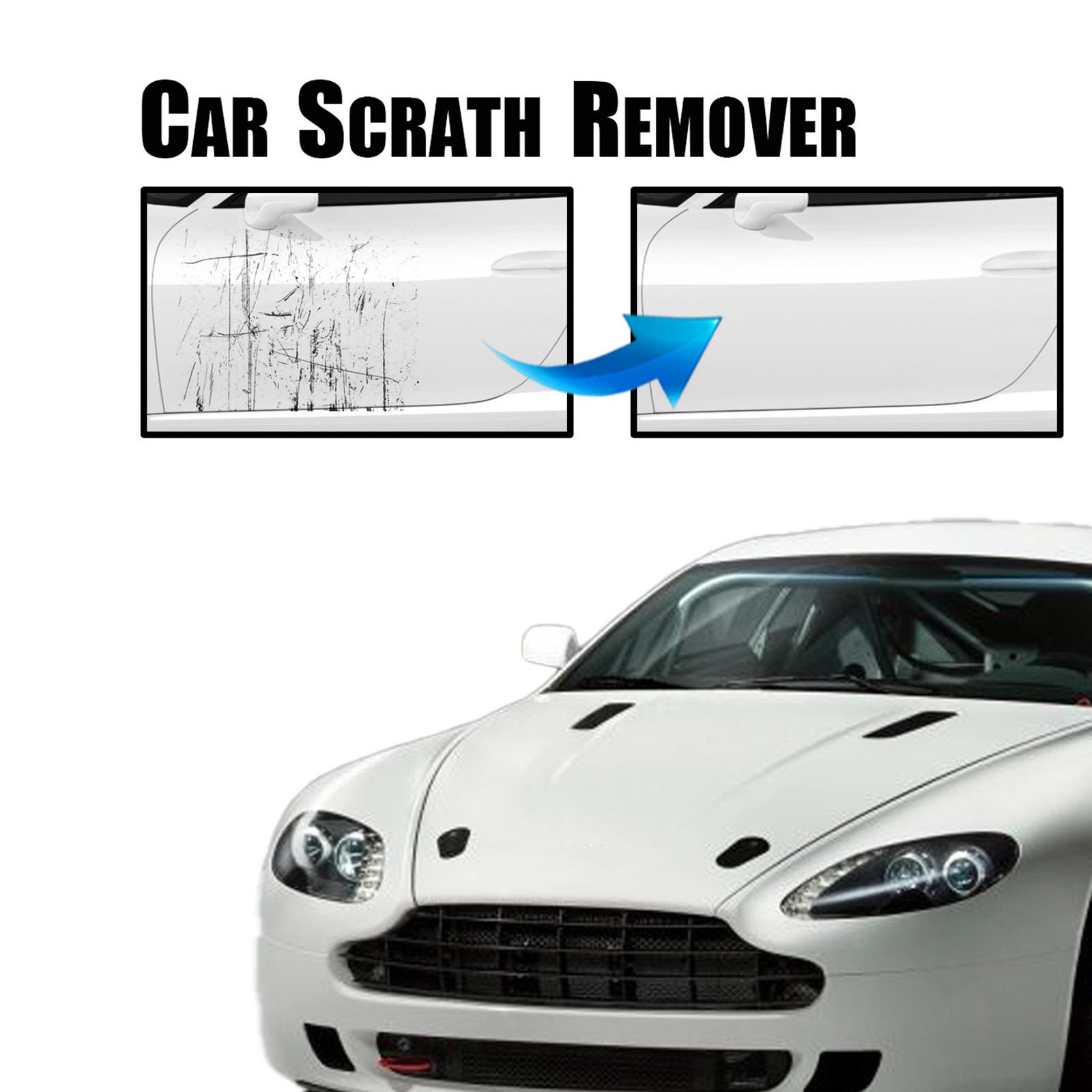 GAR SLIGHT SCRATH REMOVER,Car Wax Repair Supplies, Car Scratch Eliminator, From Scratch Elimination to Glazing, Glass Coating Agent, Car Body Repair Tool,Auto Surface Repair Agent, Car Care