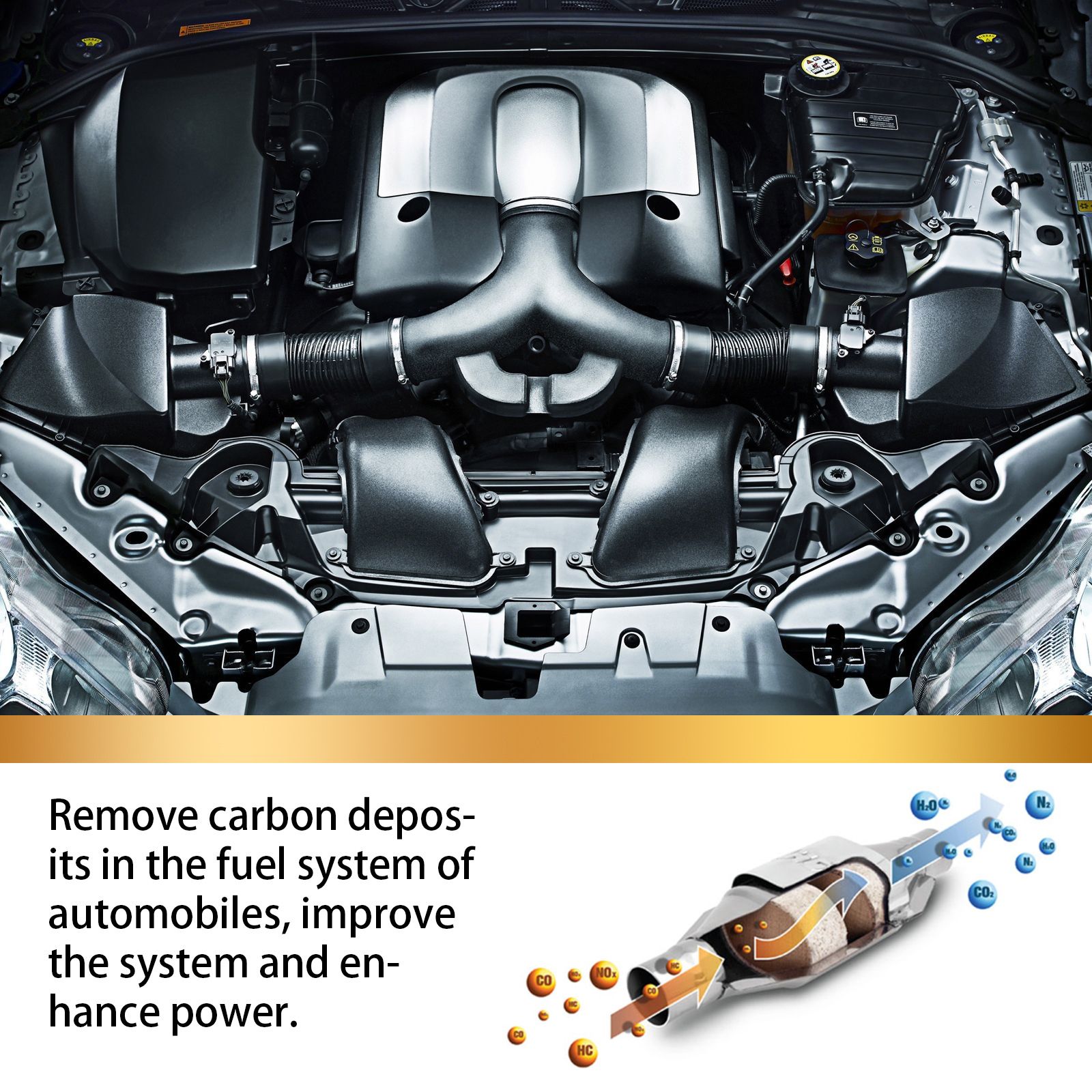Boost Up Catalytic Converter Cleaner,Fuel and Exhaust System Deep Cleaner, Removal Carbon Deposit，Fuel Oil Sludge Treat-ment,Oil Tank Sludge Treat-ment,Multipurpose Engine, Three-way Catalyst Cleane