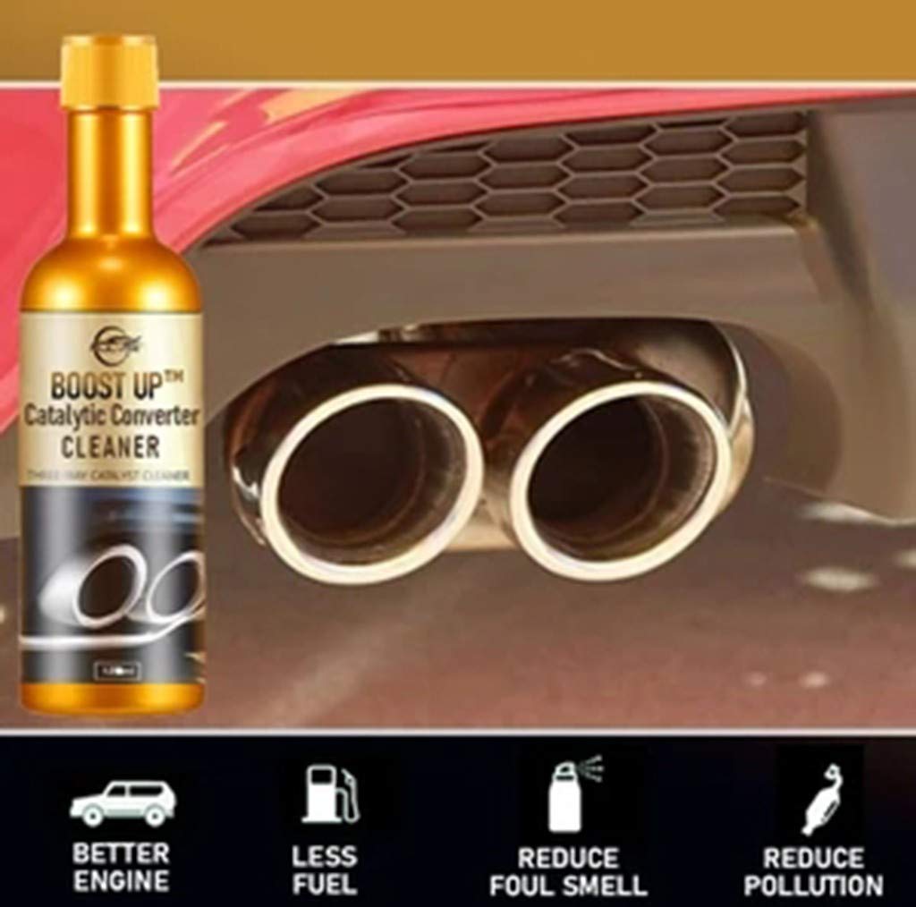 Boost Up Catalytic Converter Cleaner,Fuel and Exhaust System Deep Cleaner, Removal Carbon Deposit，Fuel Oil Sludge Treat-ment,Oil Tank Sludge Treat-ment,Multipurpose Engine, Three-way Catalyst Cleane