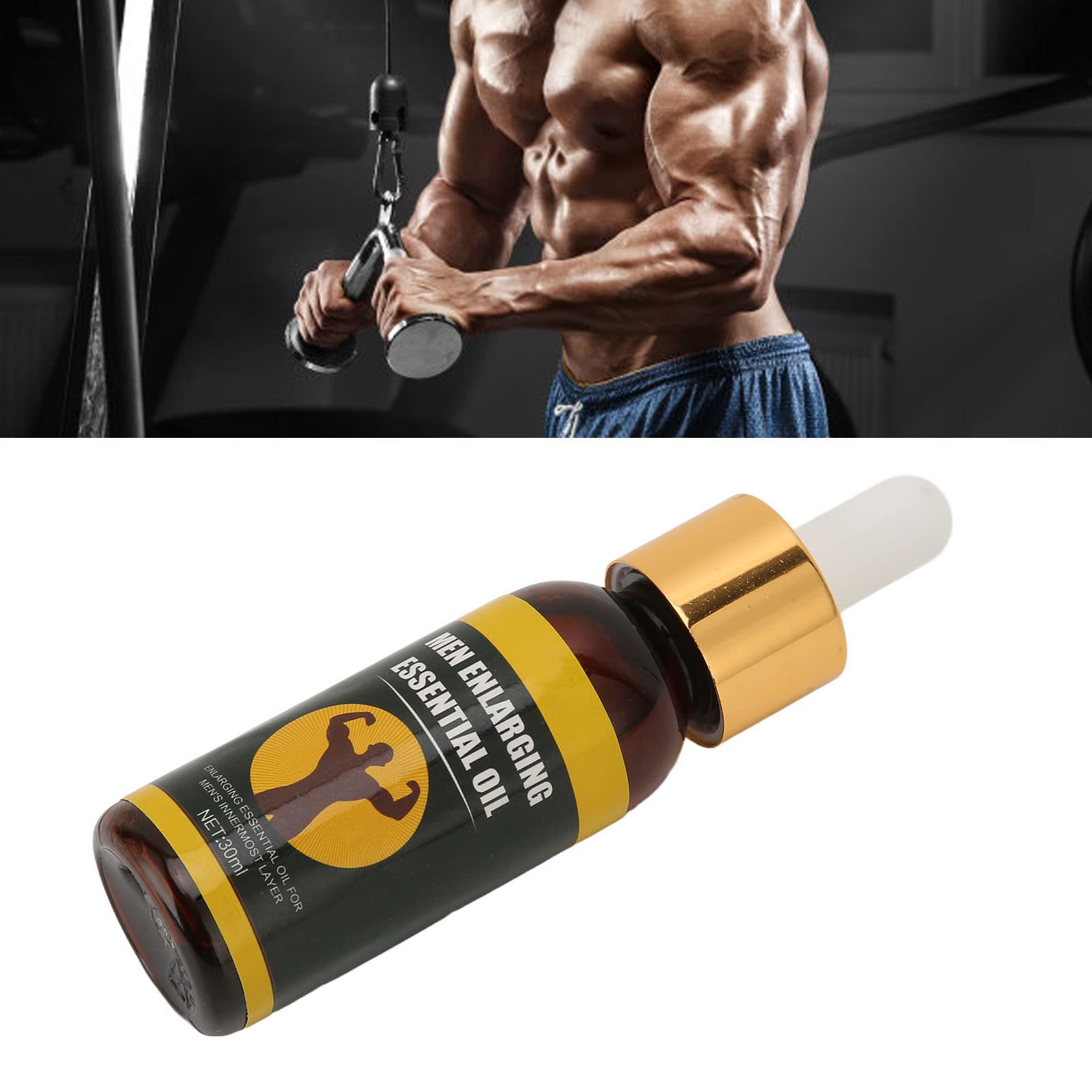 Men Health Massage Oil,Man Cock Massage Enlargement，Penis Thickening，Dick Larger，Phallus Thicker Longer Growth Stronger，Men's Genital Enhancement