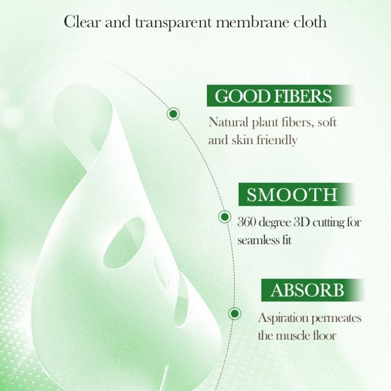 5pcs aloe vera face mask -sadoer skin care set natural plants - moisturize hydrating brightening whitening acne treatment | firming anti-wrinkle deeply nourish smooth anti-dark repair skin