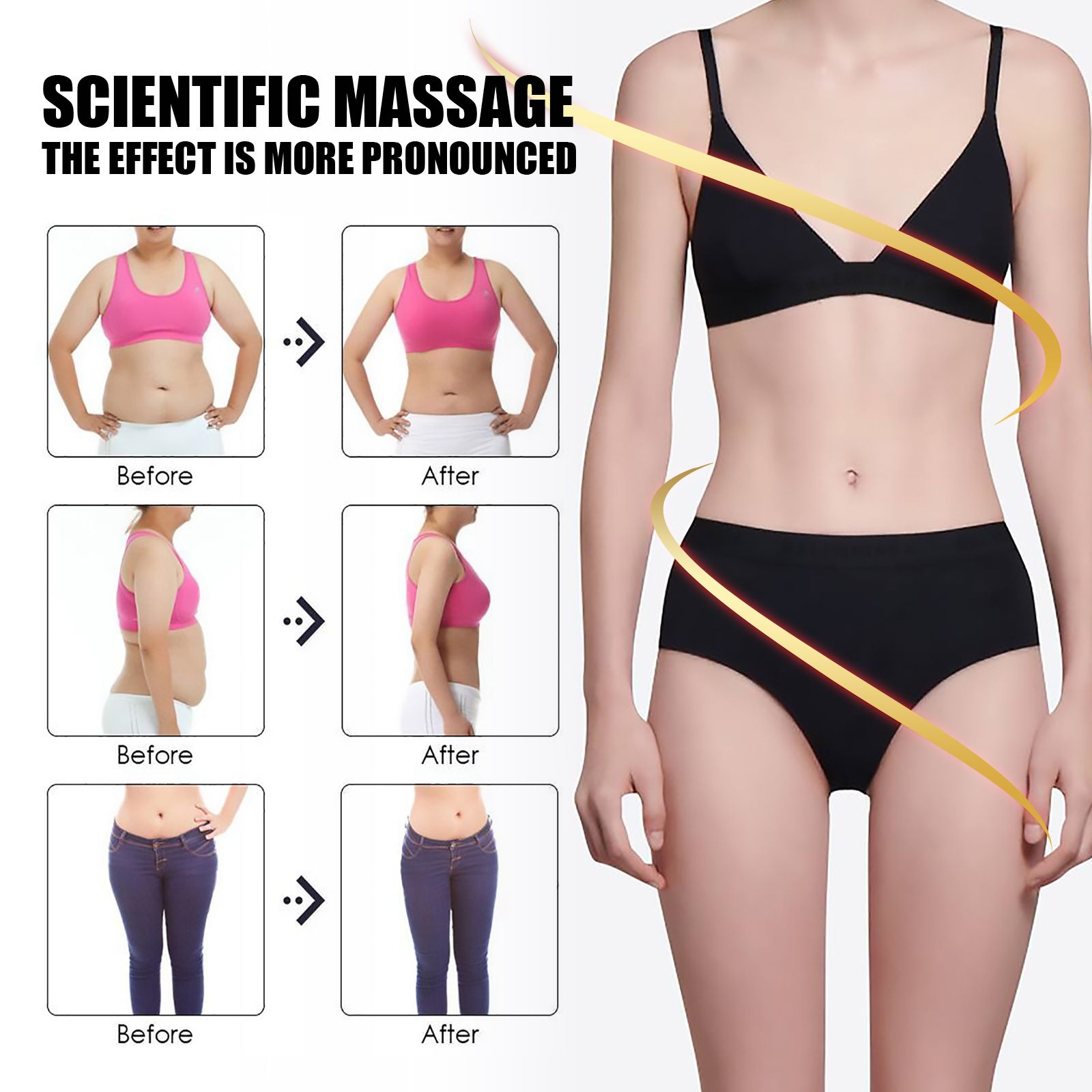 Ginger Advanced Beautiful Curve Slimming Hot Cream，Mild And Not Irritating，Make Beautiful Curves，Promote Synchronized Contour