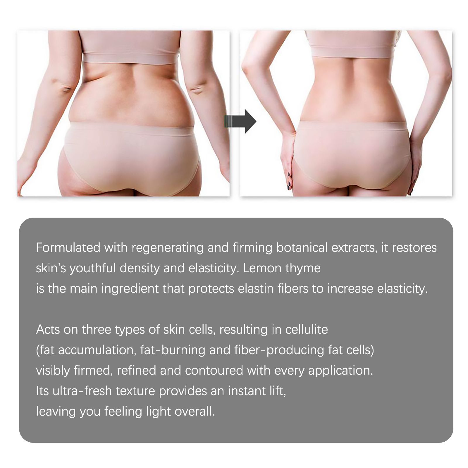 Ginger Advanced Beautiful Curve Slimming Hot Cream，Mild And Not Irritating，Make Beautiful Curves，Promote Synchronized Contour