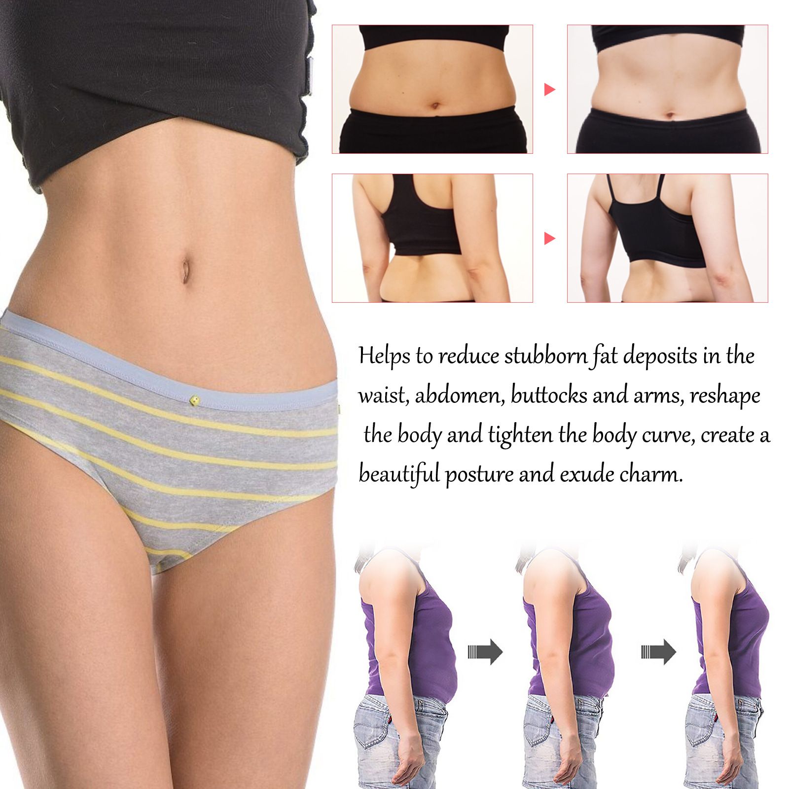 Ginger Advanced Beautiful Curve Slimming Hot Cream，Mild And Not Irritating，Make Beautiful Curves，Promote Synchronized Contour