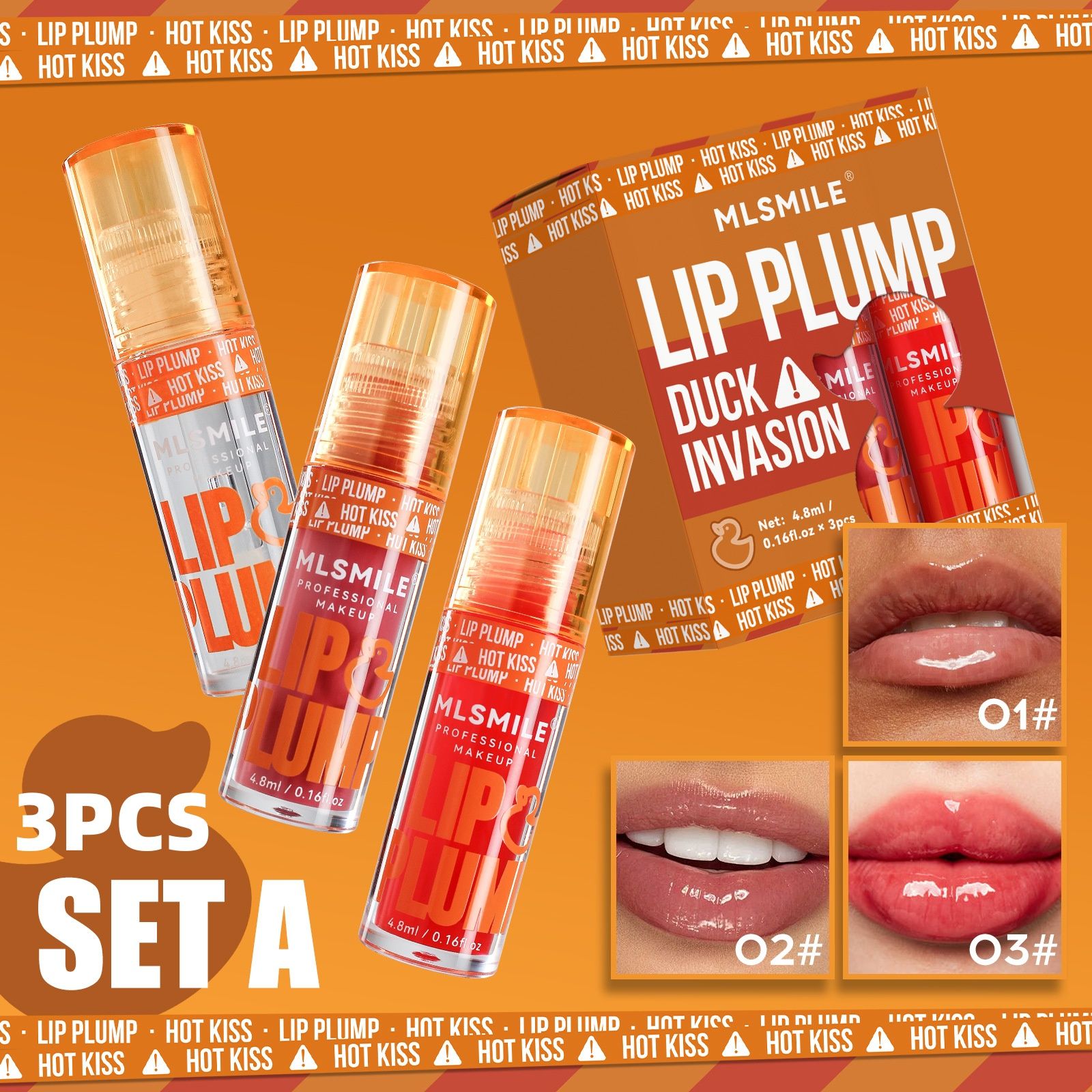 (3 pcs * 2 sets) Special Offer Hydrating Lip Glow Oil, Plumping Lip Gloss, Moisturizing Lip Oil Gloss,  Transparent Moisturizing Lip Balm, Natural Lip Plumper, Make Lips Fuller and Moisturizing C43C03